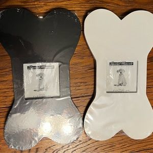 Two - Dog Bone Shaped Frames pic 3x3